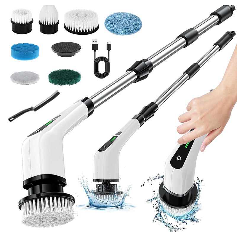 براش شستشو برقی شارژی 25 وات JY-6010  |  قابلیت شستشوی سینک، حمام، ماشین و...